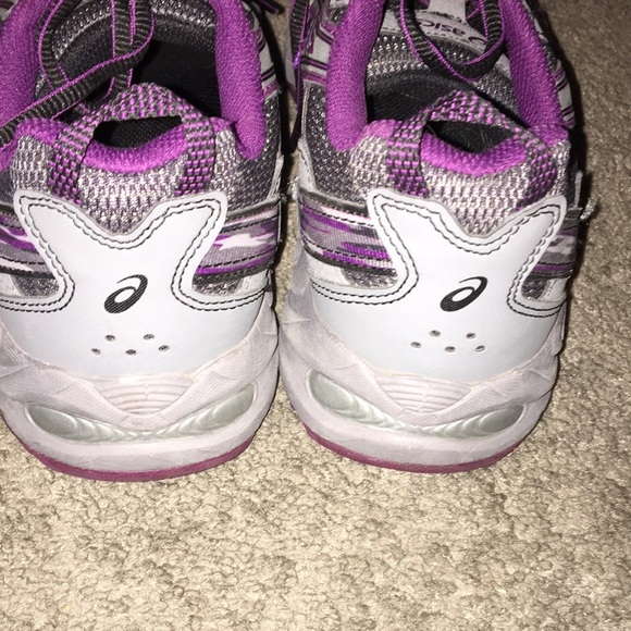 Asics Gel Venture 5 Gray & Purple T5NBQ - Picture 8 of 9